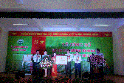 Lễ công bố Quyết định xã đạt chuẩn nông thôn mới năm 2018 và đón nhận bằng di tích cấp tỉnh Chùa Thanh Vân, xã Sơn Dương, huyện Hoành Bồ
