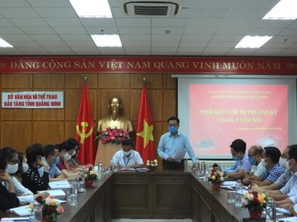 Chi bộ Bảo tàng Quảng Ninh tổ chức sinh hoạt thường kỳ tháng 9 năm 2020