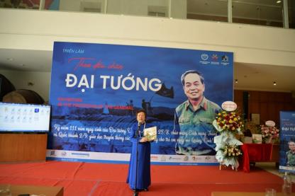 Khai mạc triển lãm: “Theo dấu chân Đại tướng Võ Nguyên Giáp”